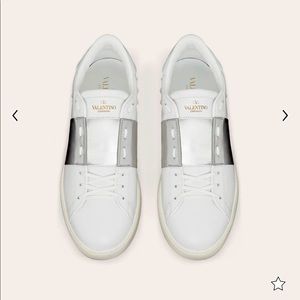 Valentino white sneaker & silver sneakers